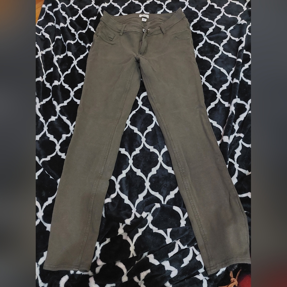 Blue Asphaltโ Skinny Pants 1x army green